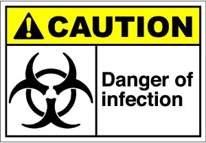 cautH032 - danger of infection